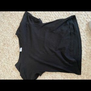 black slim fit tna t-shirt